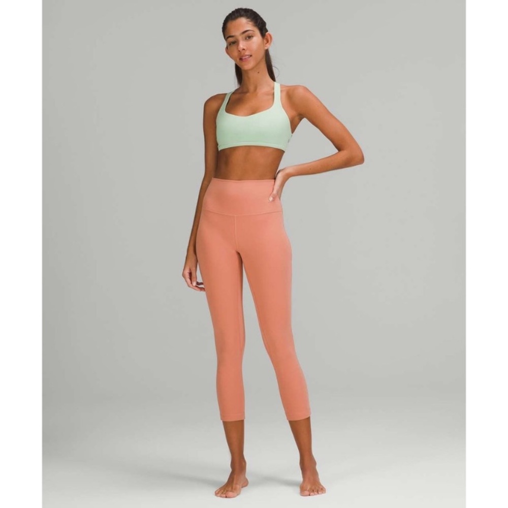 Lululemon Align High Rise Crop 23” leggings Pink Savannah - Picture 9 of 9
